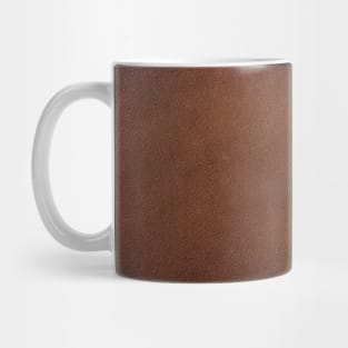 brown leather Mug